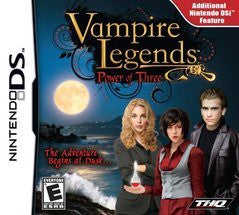 Vampire Legends: Power Of Three - Complete - Nintendo DS  Fair Game Video Games