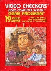 Video Checkers [Text Label] - Complete - Atari 2600  Fair Game Video Games