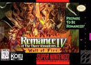 Romance of the Three Kingdoms IV Wall of Fire - In-Box - Super Nintendo