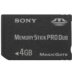 4GB PSP Memory Stick Pro Duo - In-Box - PSP