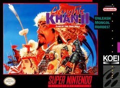 Genghis Khan II Clan of the Gray Wolf - In-Box - Super Nintendo