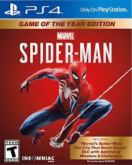 Marvel Spiderman [Game of the Year] - Loose - Playstation 4