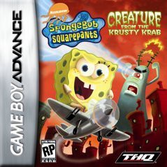 SpongeBob SquarePants Creature from Krusty Krab - In-Box - GameBoy Advance