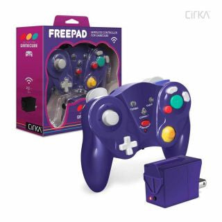 CirKa Freepad Wireless Controller For GameCube (Purple)